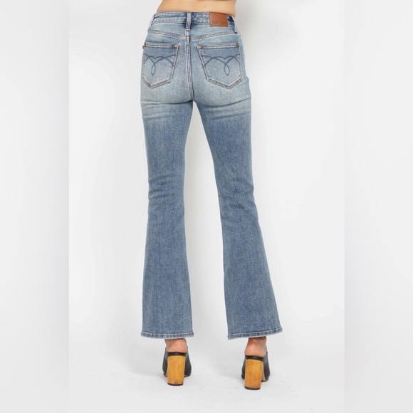 NWT Judy Blue PLUS + REG Size High Rise Tummy Control Bootcut Jeans - Picture 6 of 7